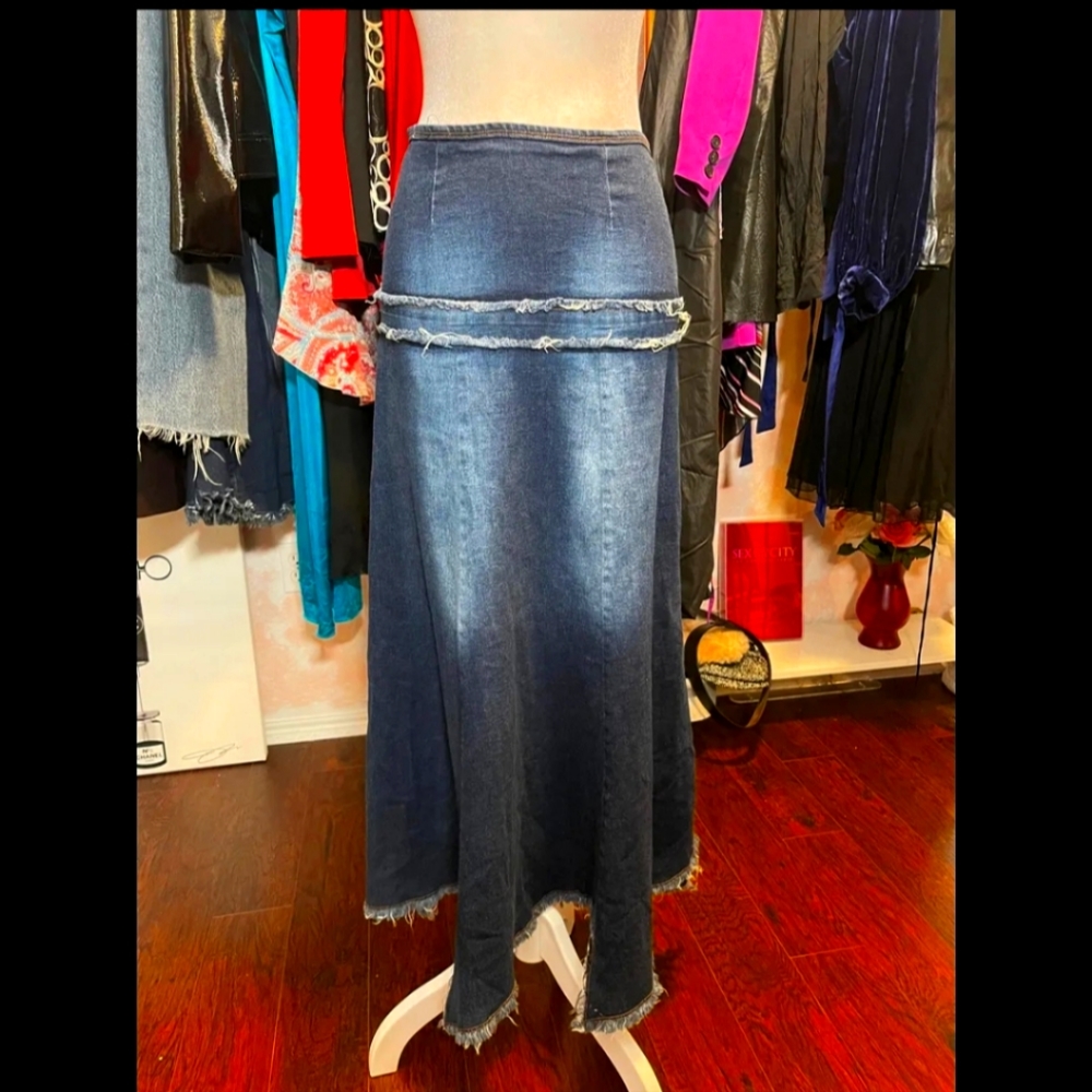 Vintage Moa denim maxi